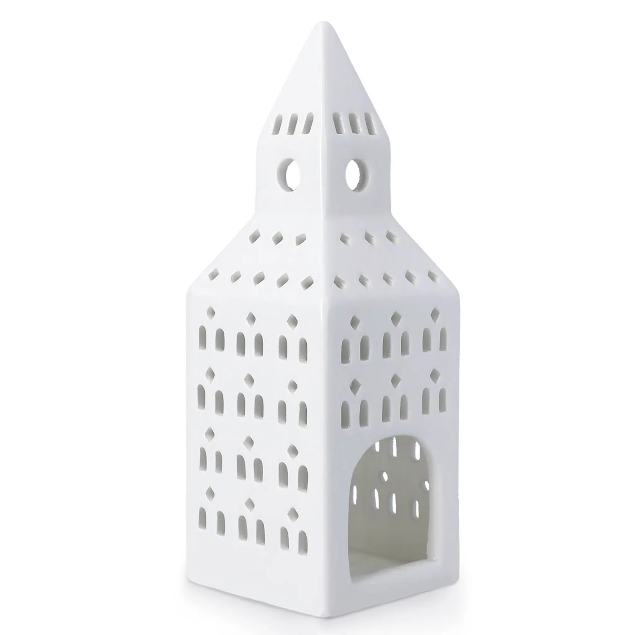 Kähler Urbania ljuslykta 20 cm Kyrktorn vit