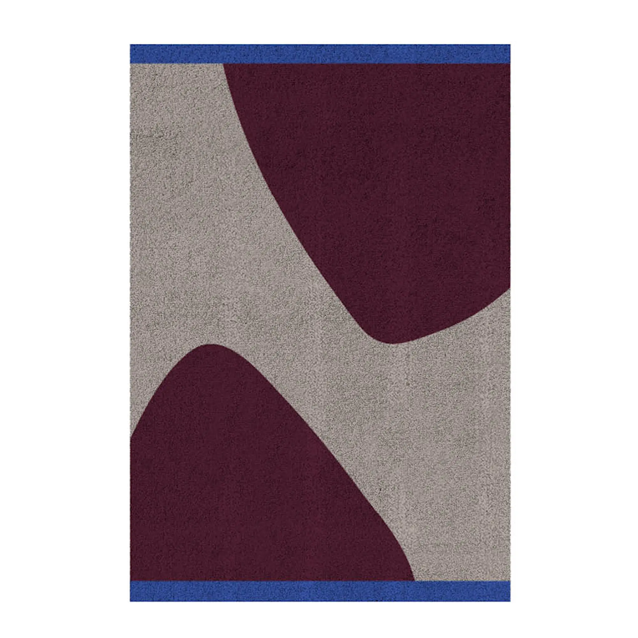 Mette Ditmer Rocks golvmatta 80x55 cm vinröd