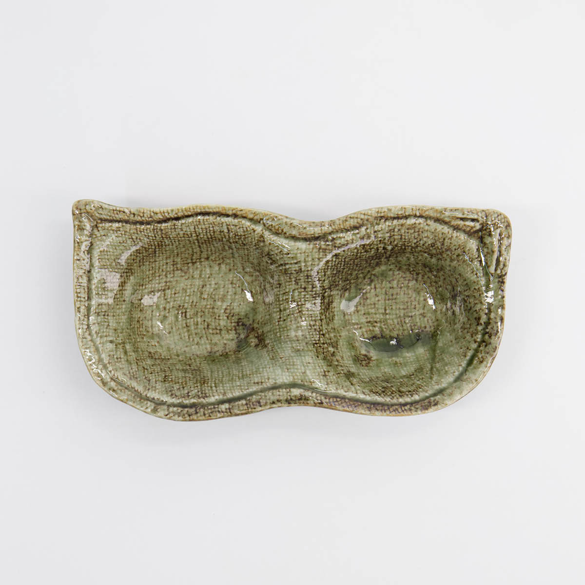 Tokyo Design Studio Mino Craft såsfat 19,5 cm 2-pack yamasan grön