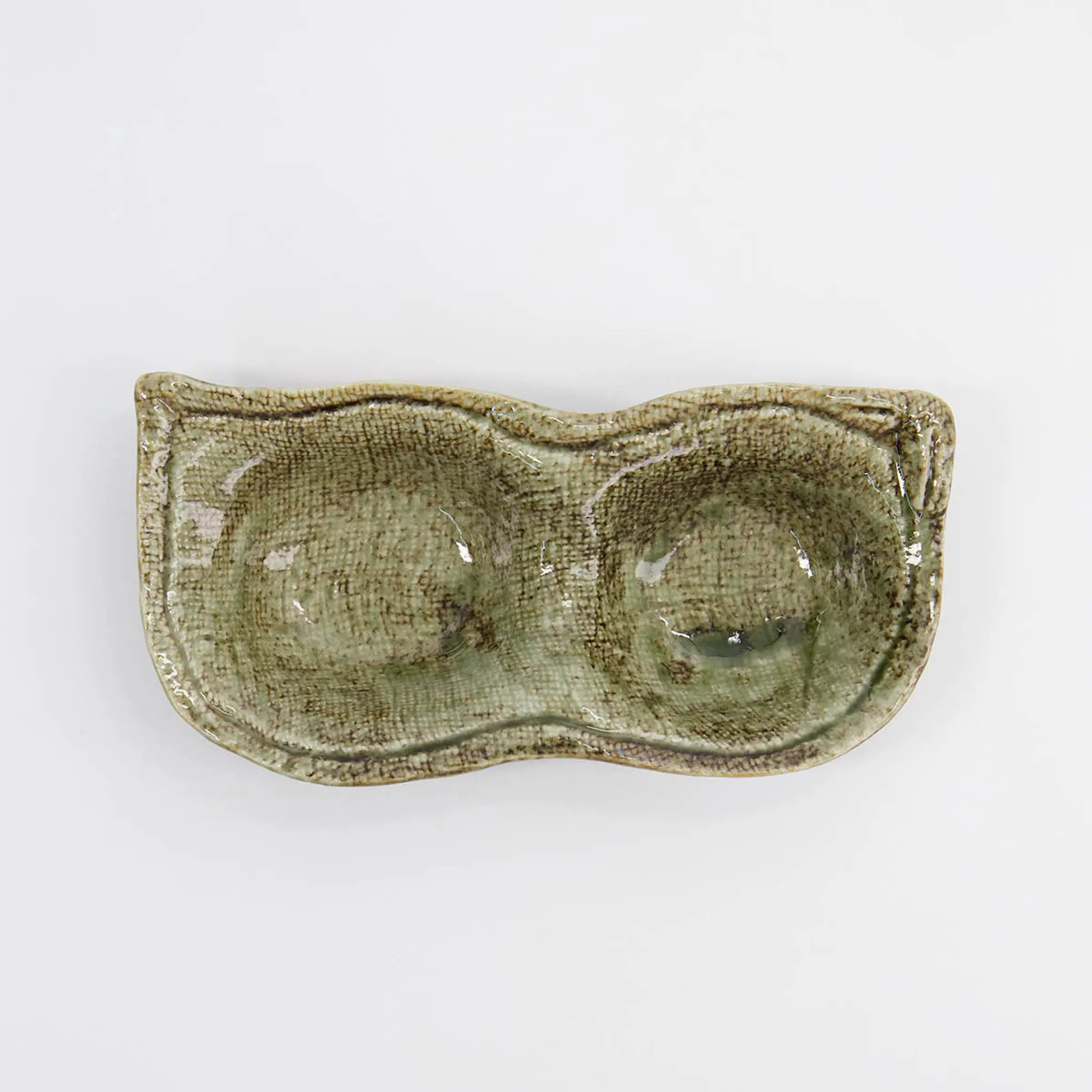 Tokyo Design Studio Mino Craft såsfat 19,5 cm 2-pack yamasan grön