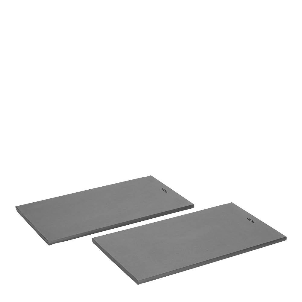 Woll - Cut and Serve Leikkuulauta 27x15 cm 2 kpl Musta