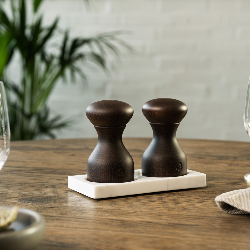 CrushGrind Tabletopper Alusta 15 cm White Marble 2