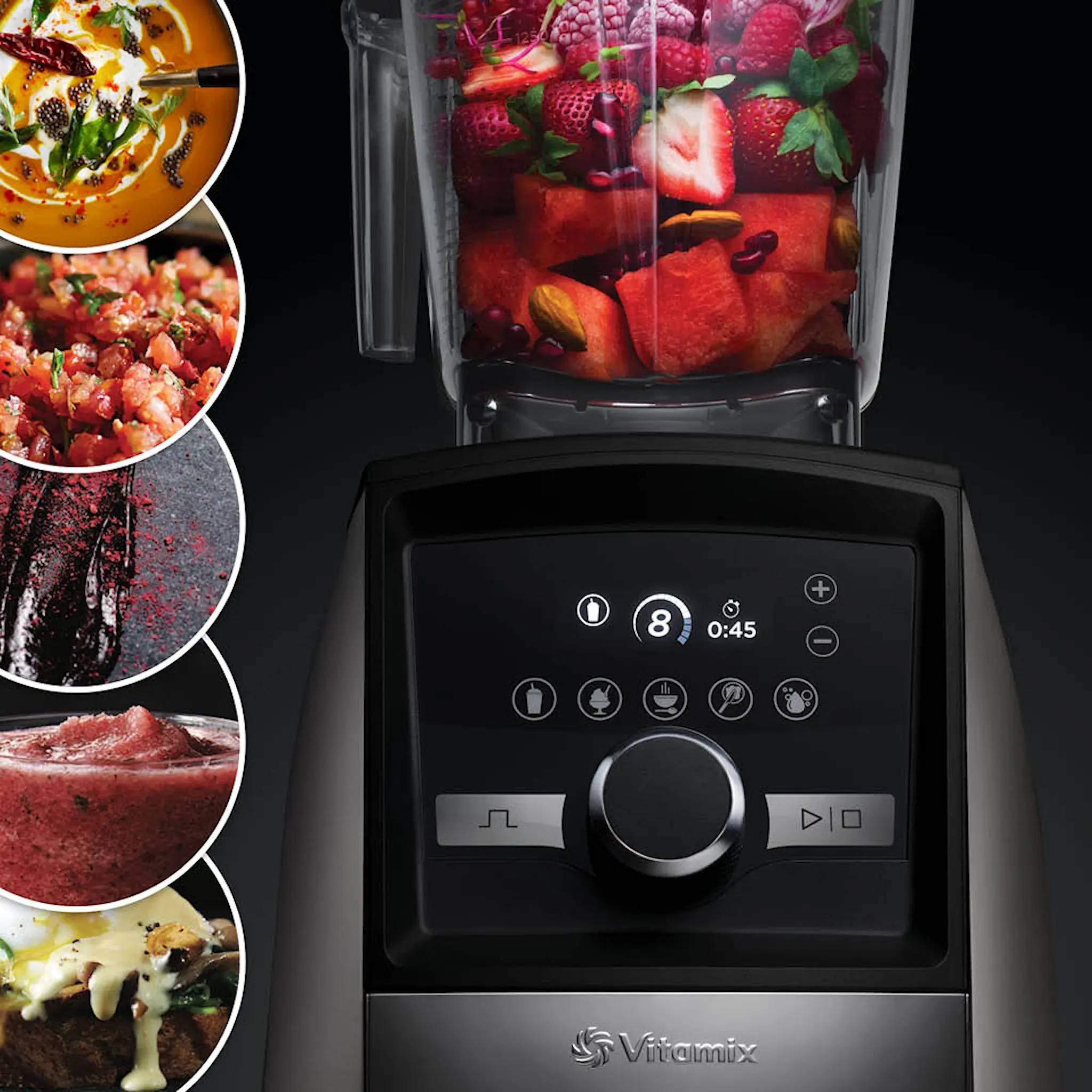 Vitamix Ascent blender A3500i børstet stål