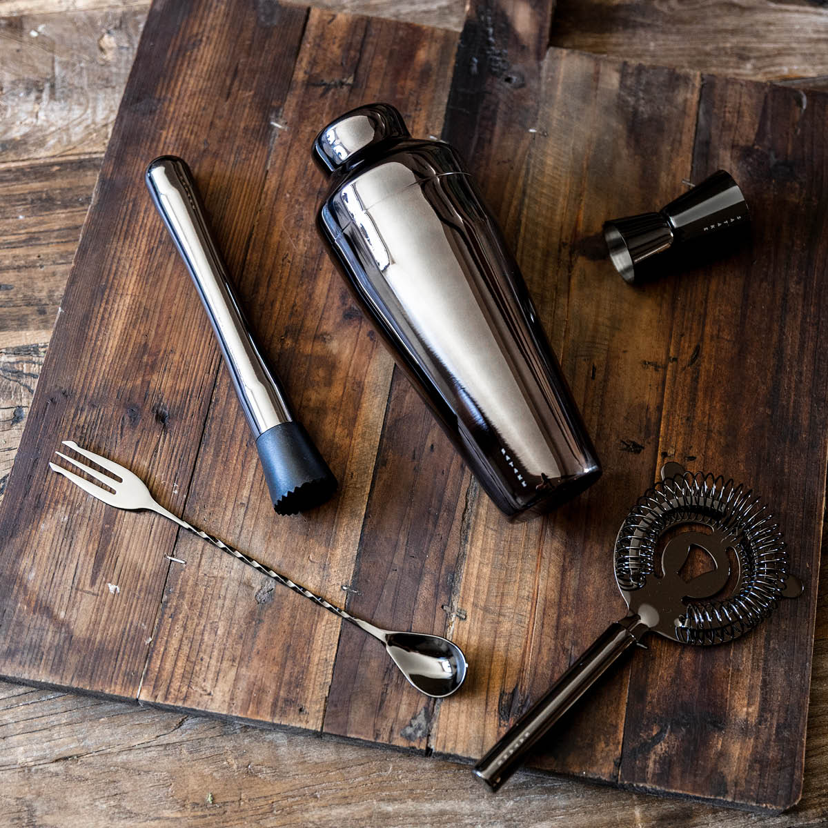 Satake Barset 5 delar gunmetal