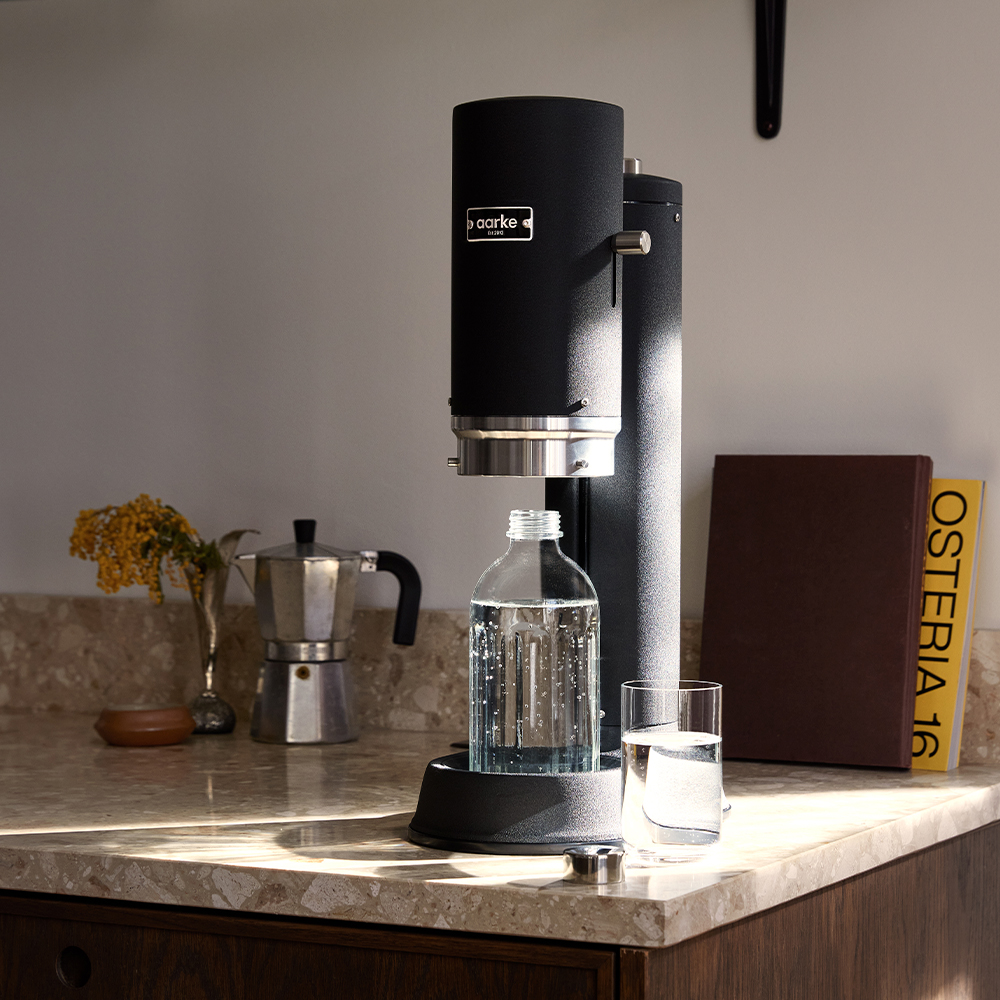 Aarke Carbonator pro kullsyremaskin matt svart