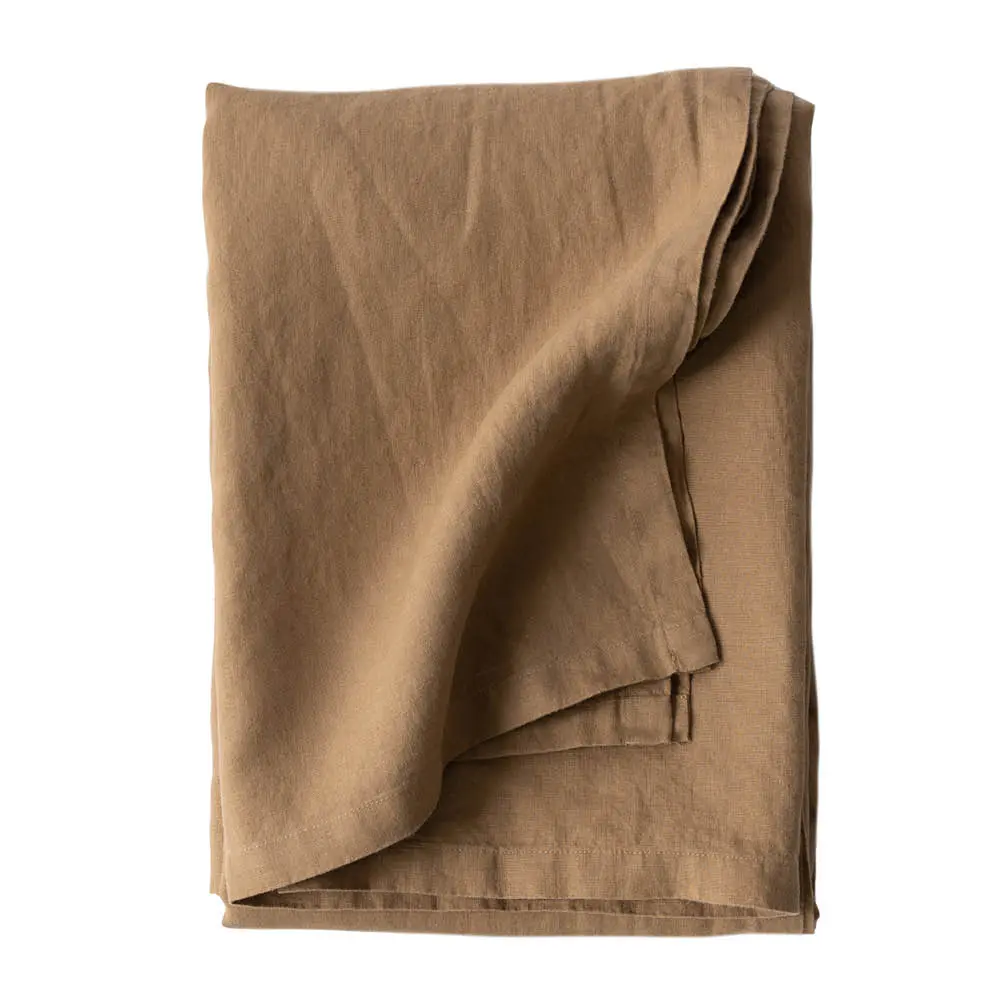 Pöytäliinas pellava 145x270 cm Hazelnut