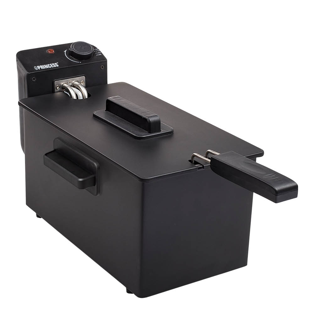 PRINCESS Frityrkoker 182727 3L 2000W svart rustfritt stål