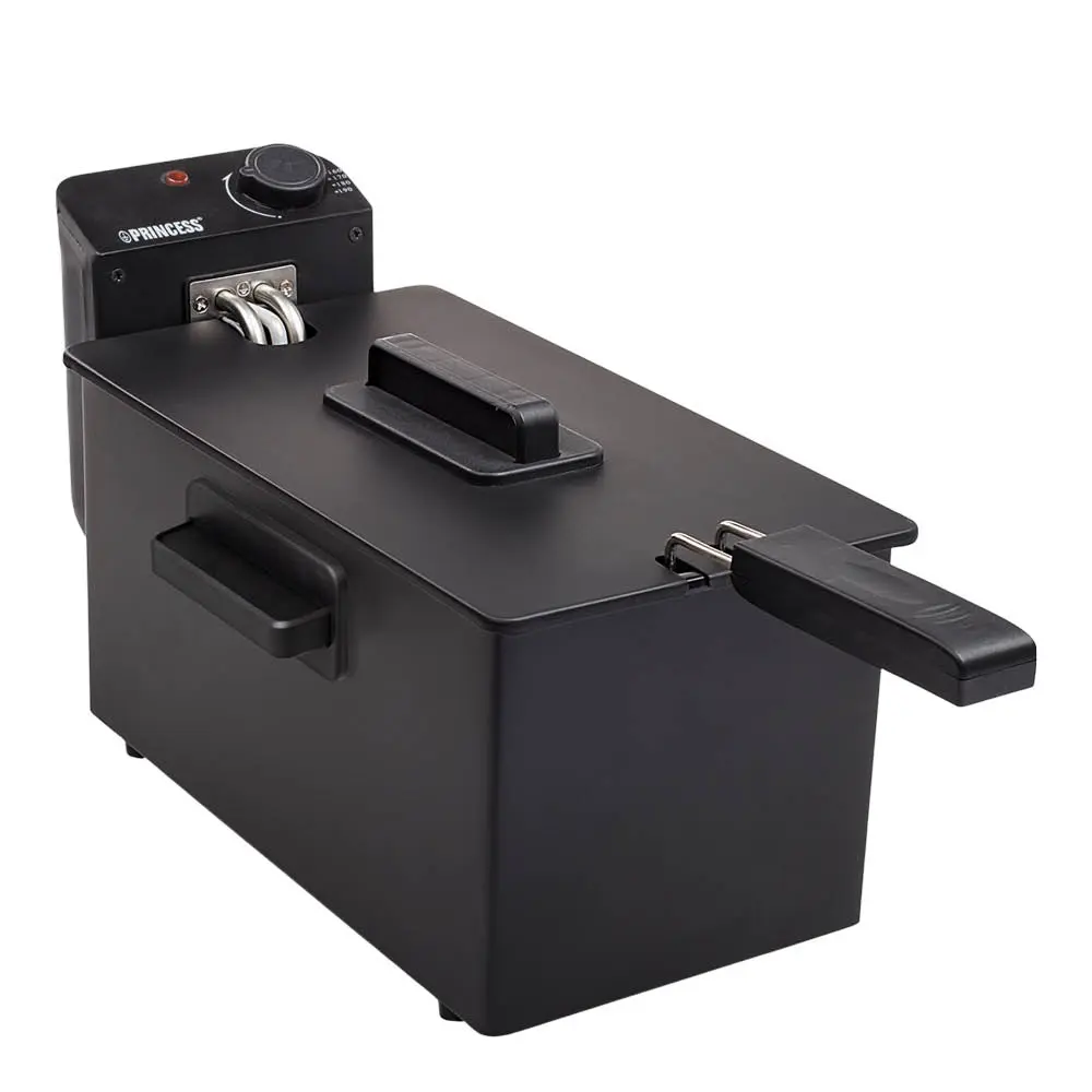 Rasvakeitin 182727 3L 2000W musta ruostumatonta terästä