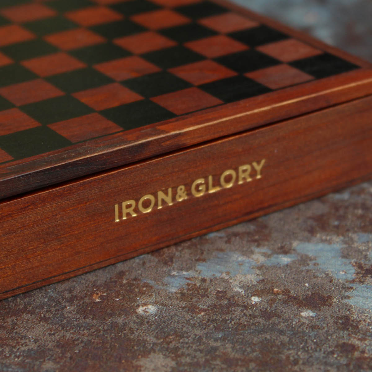 Iron & Glory Spelsamling Games Night 4-i-1 14 cm trä
