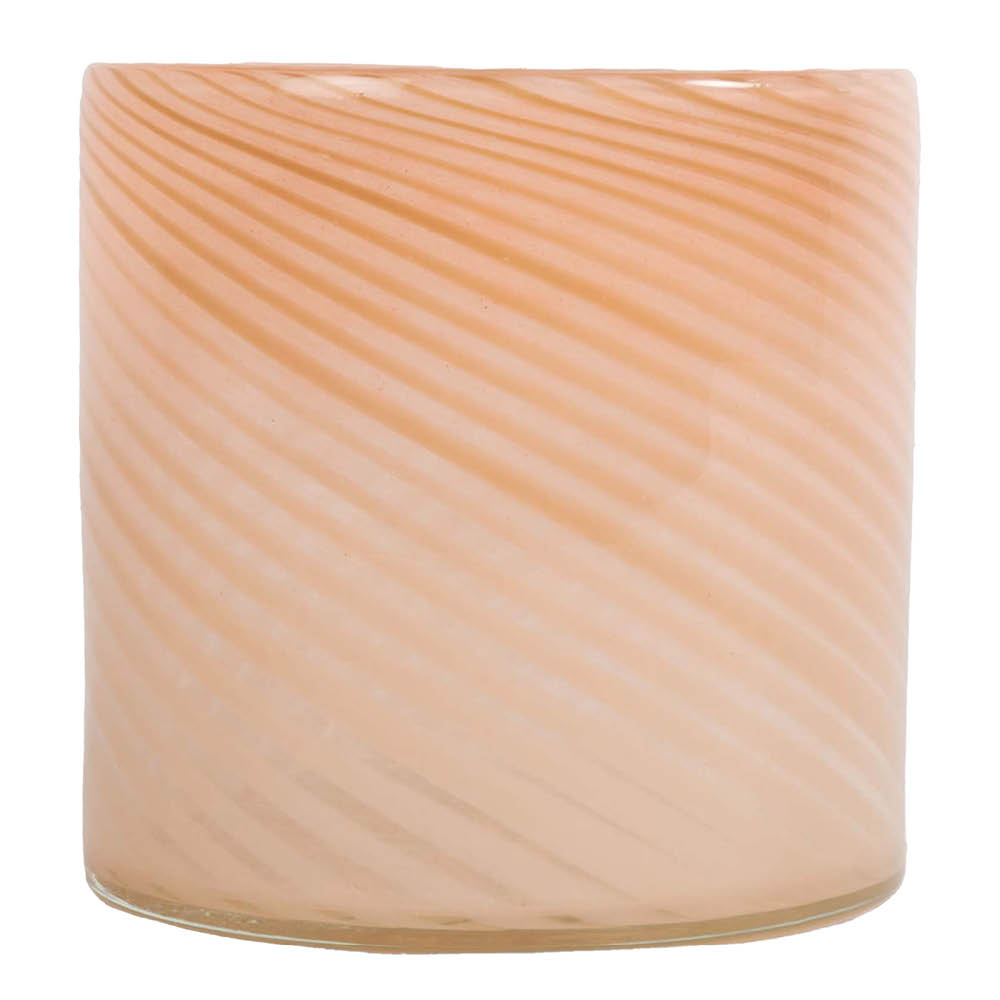 ByOn Calore Ljuslykta 10x10 cm Rosa/Beige