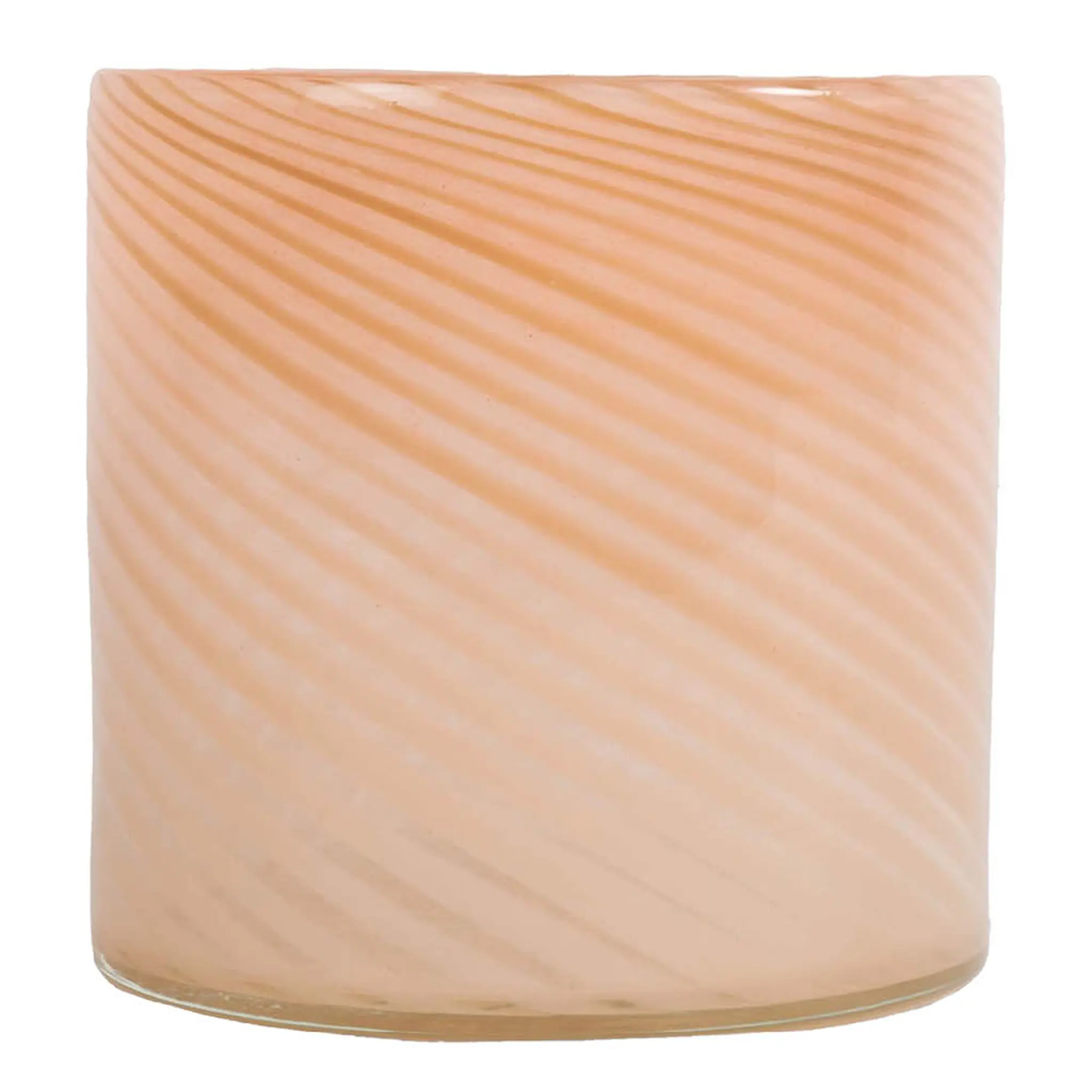 ByOn Calore Ljuslykta 10x10 cm Rosa/Beige