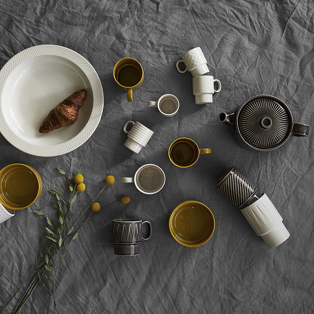 Sagaform Coffee & More espressokopp 10 cl 4 stk hvit