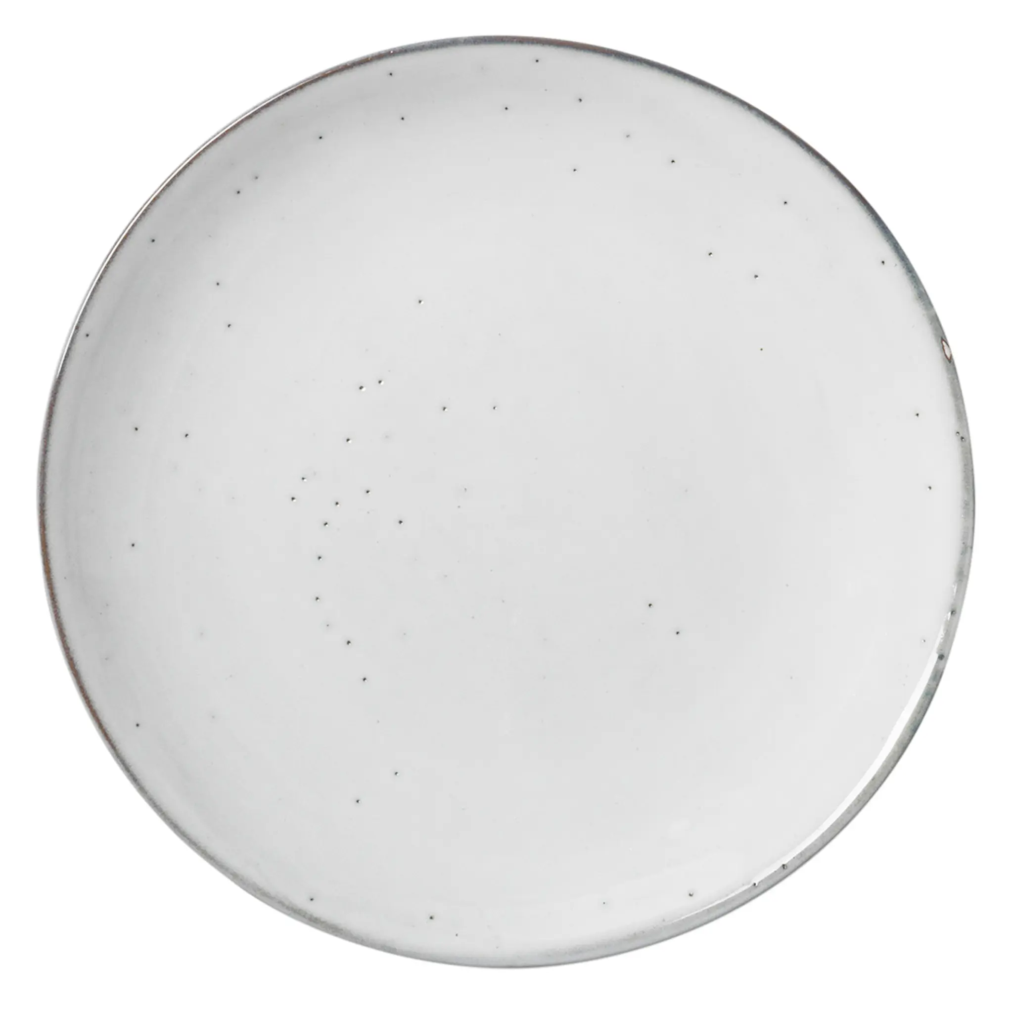 Broste Copenhagen Nordic Sand Tallrik flat 20 cm Vit