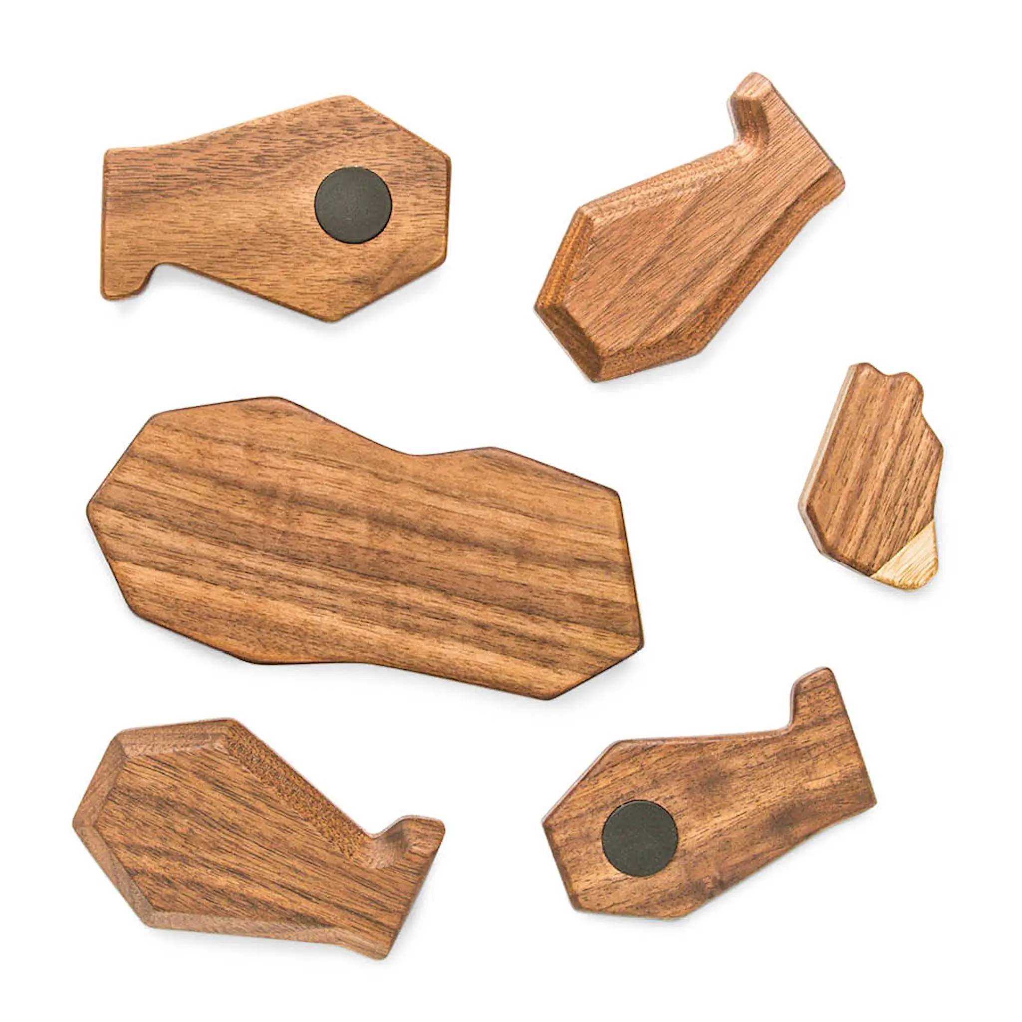 FableWood Puufiguuri karhu 12 cm Pähkinä/Saarni