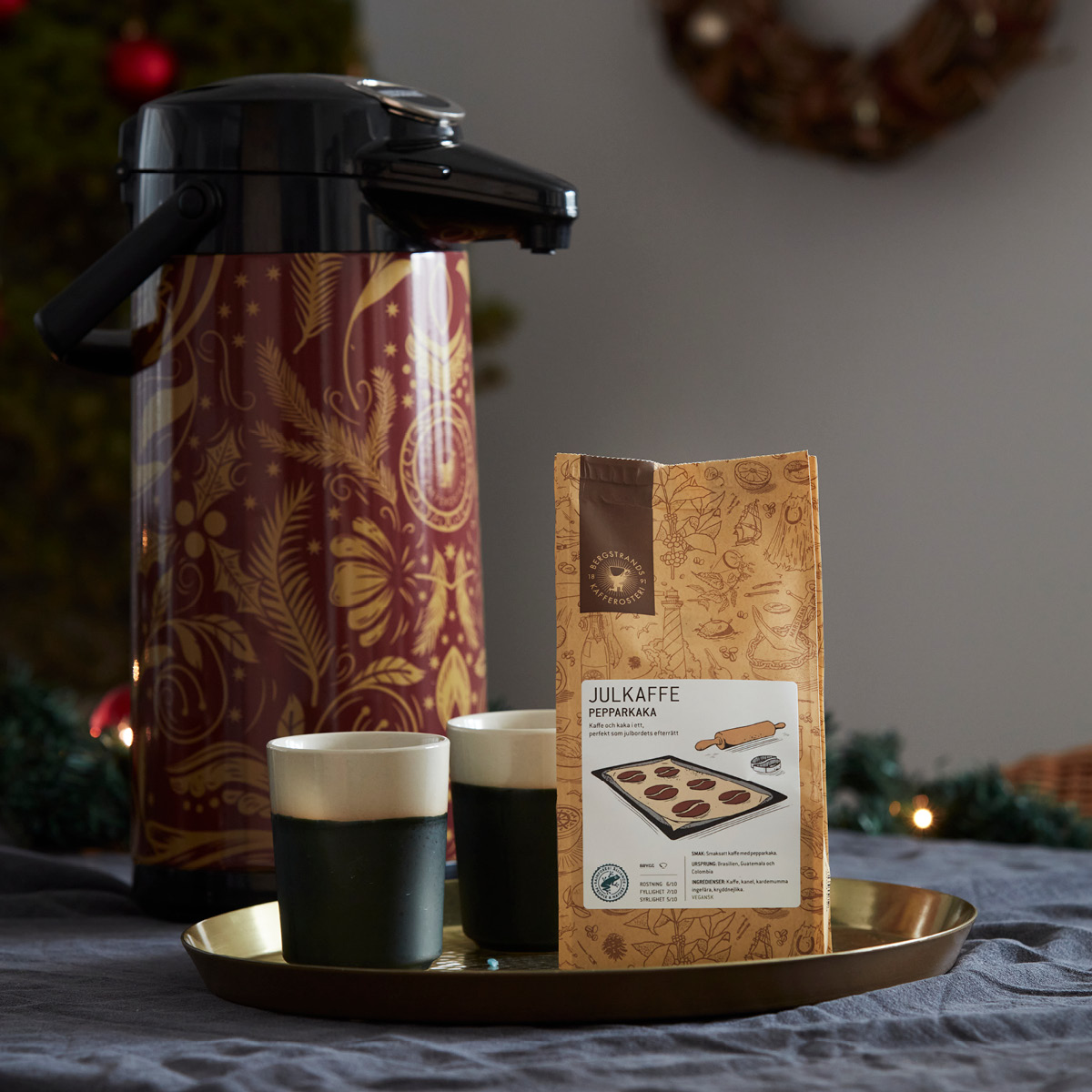 Bergstrands Kafferosteri Julekaffe pepperkake malt 250g