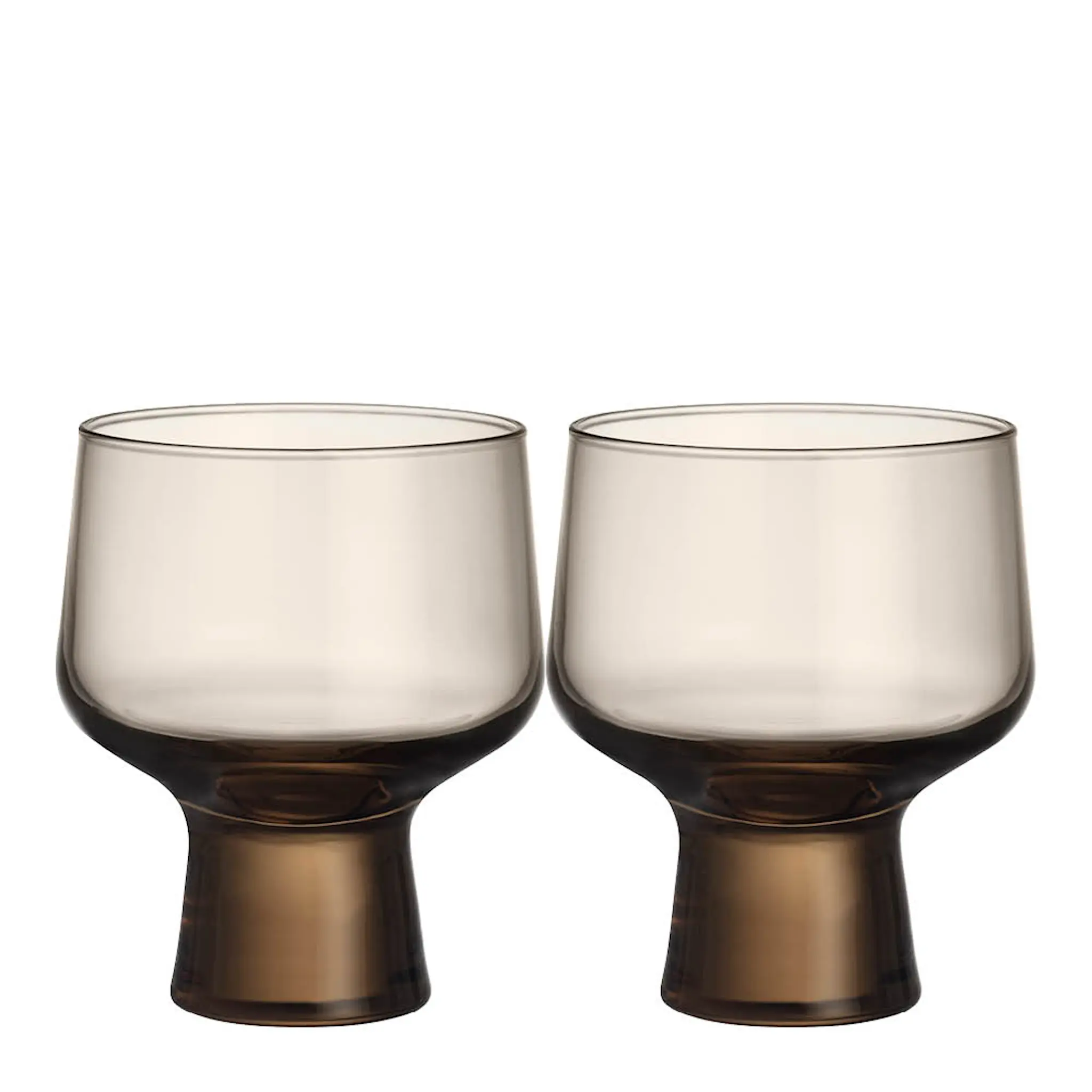 iittala Solare glas på fot 29 cl 2-pack linne
