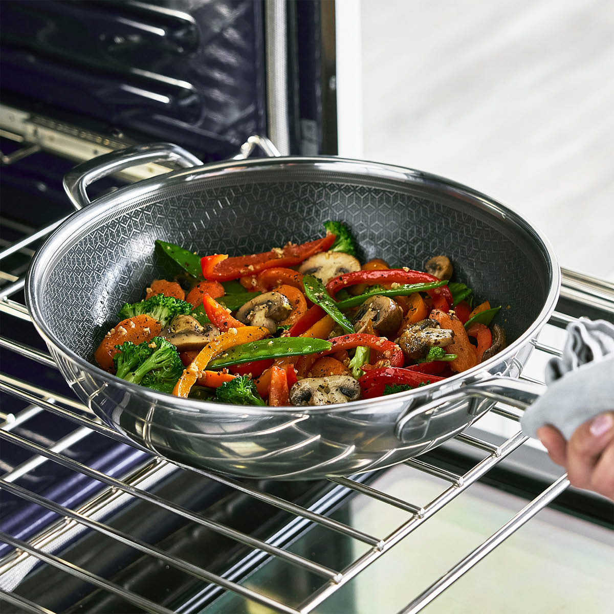 GreenPan Spectra keraaminen hybridi wokkipannu 30 cm