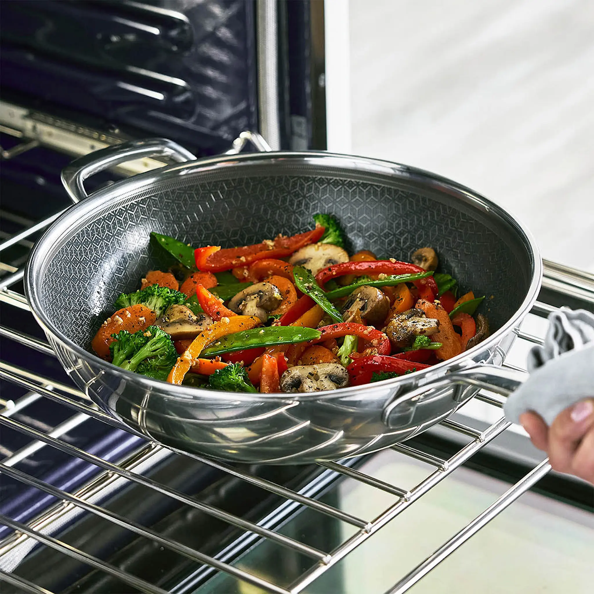 GreenPan Spectra keraaminen hybridi wokkipannu 30 cm