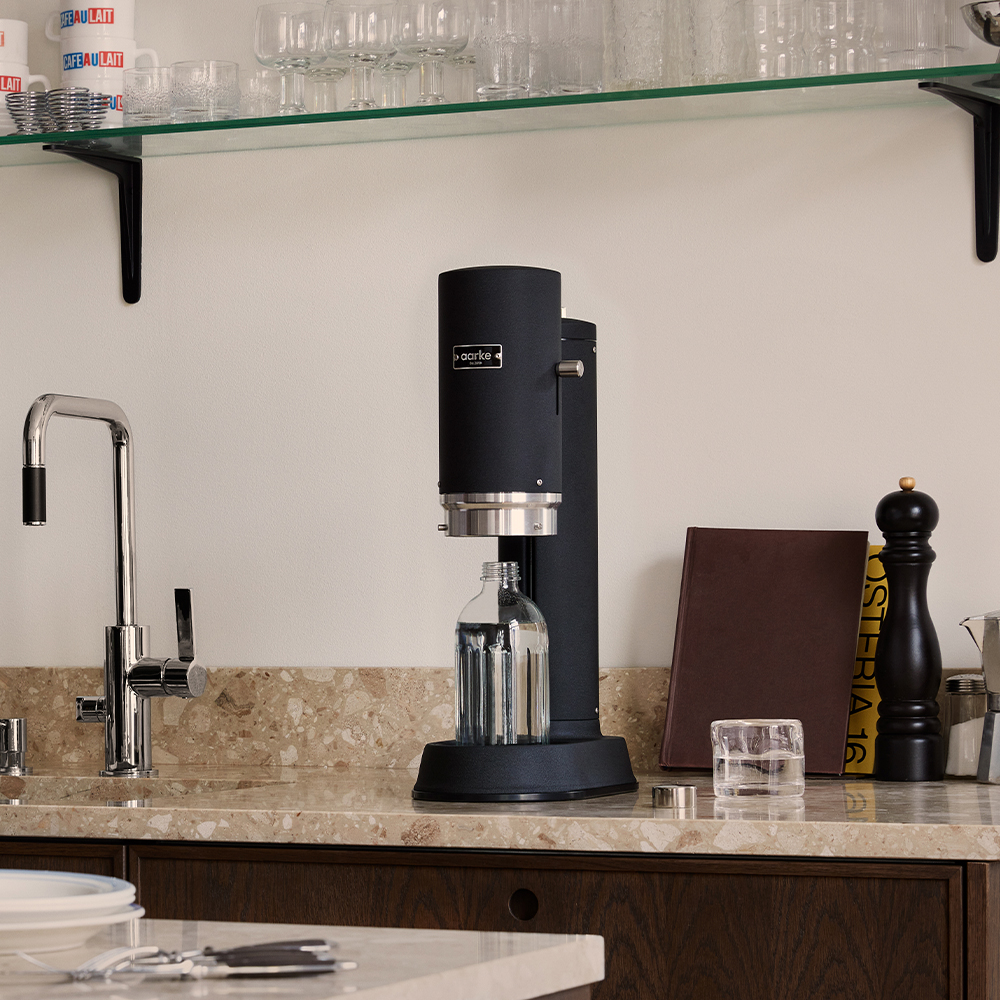 Aarke Carbonator pro kullsyremaskin matt svart