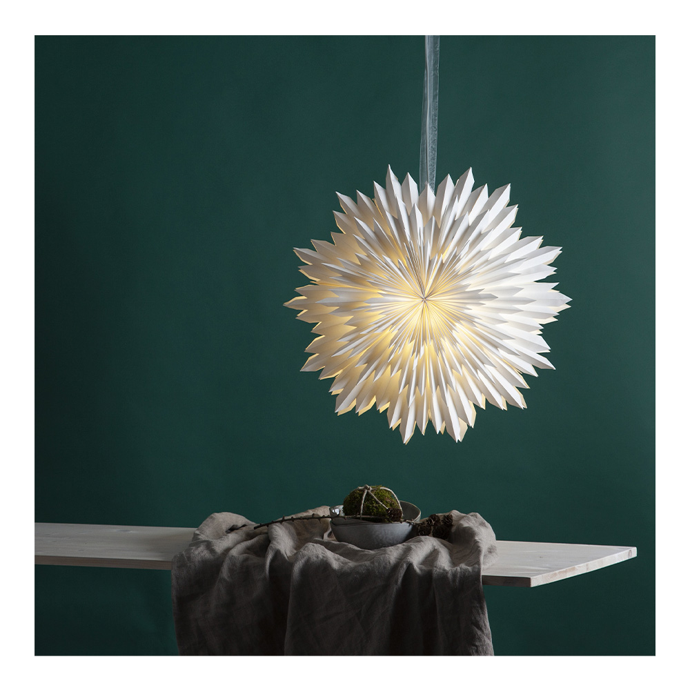 Star Trading Ice Julstjärna 50 cm Vit