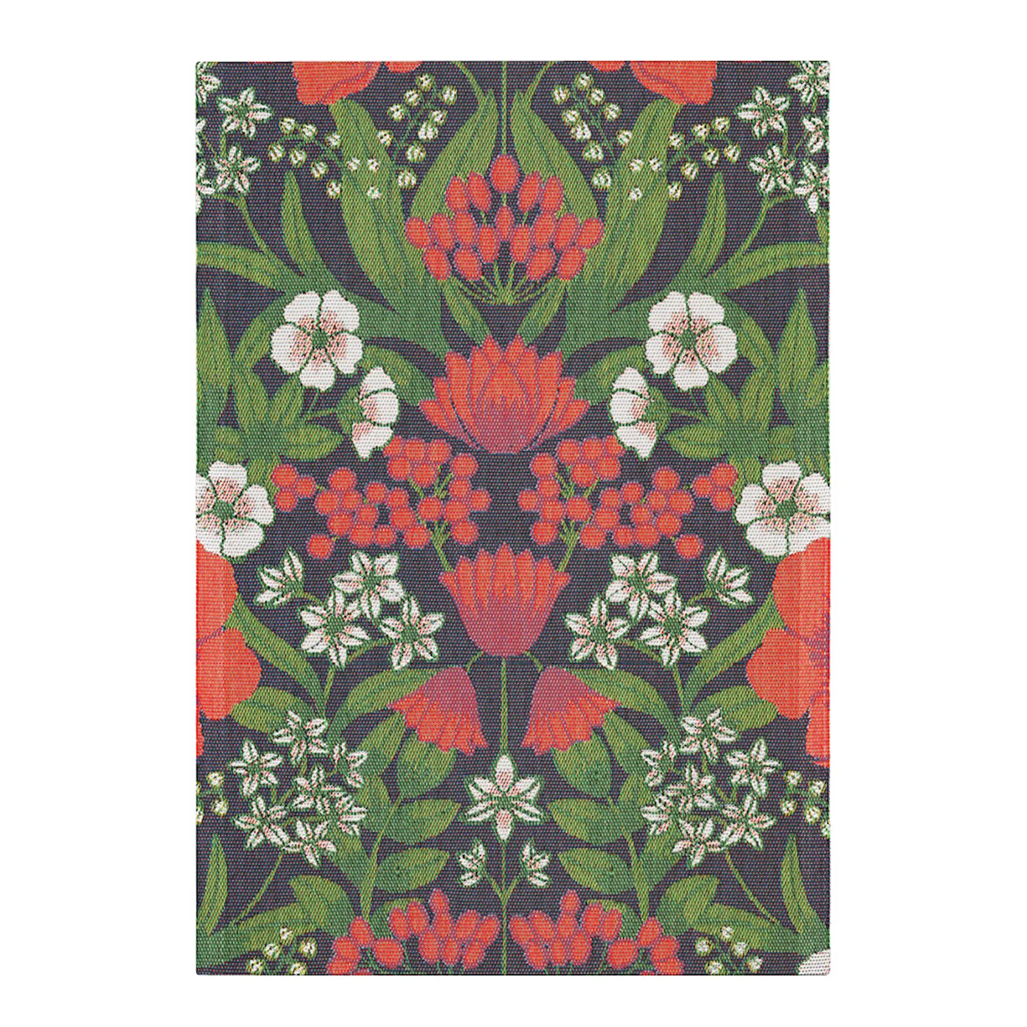 Ekelund Julblommor 530 handduk 35x50 cm