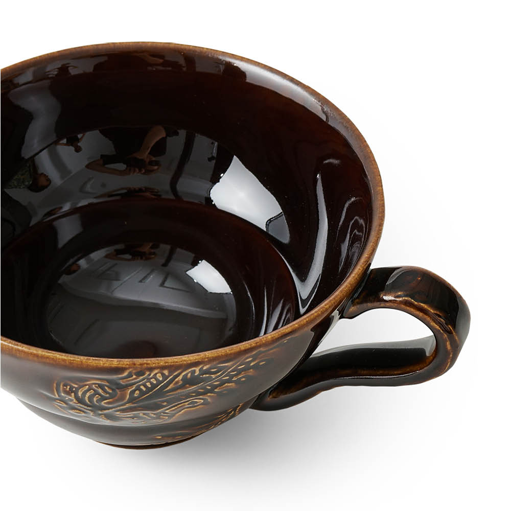 Sthål Arabesque mugg med öra 25 cl coffee