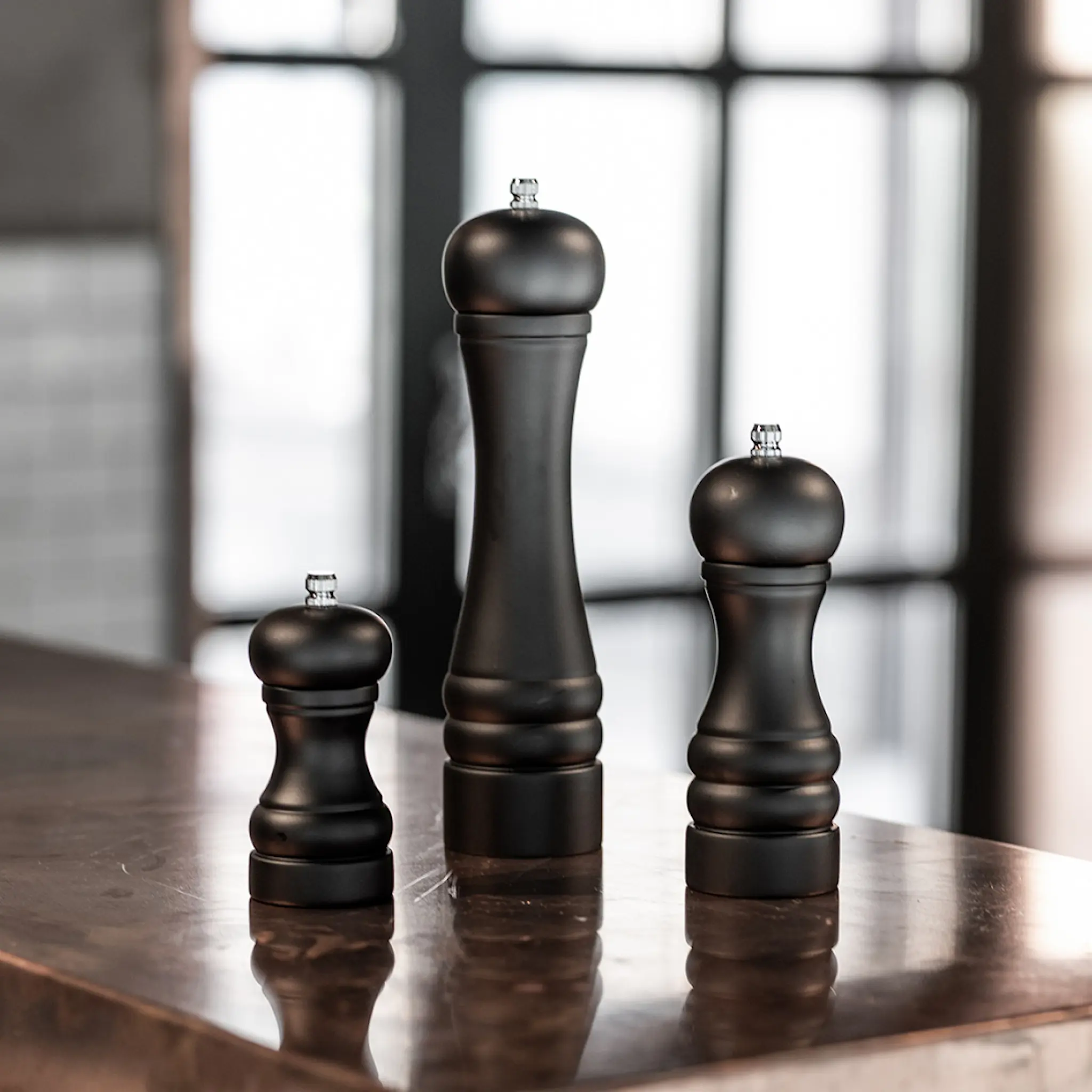 Exxent Salt- eller Pepparkvarn 25 cm Svart