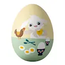 Påskägg 15 cm Kanin