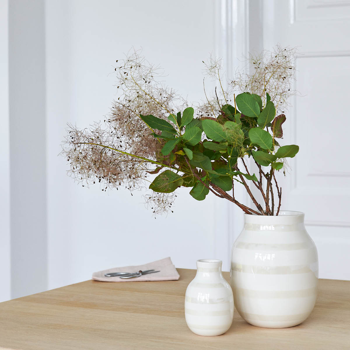 Kähler Omaggio Vas 20 cm Pärlemor