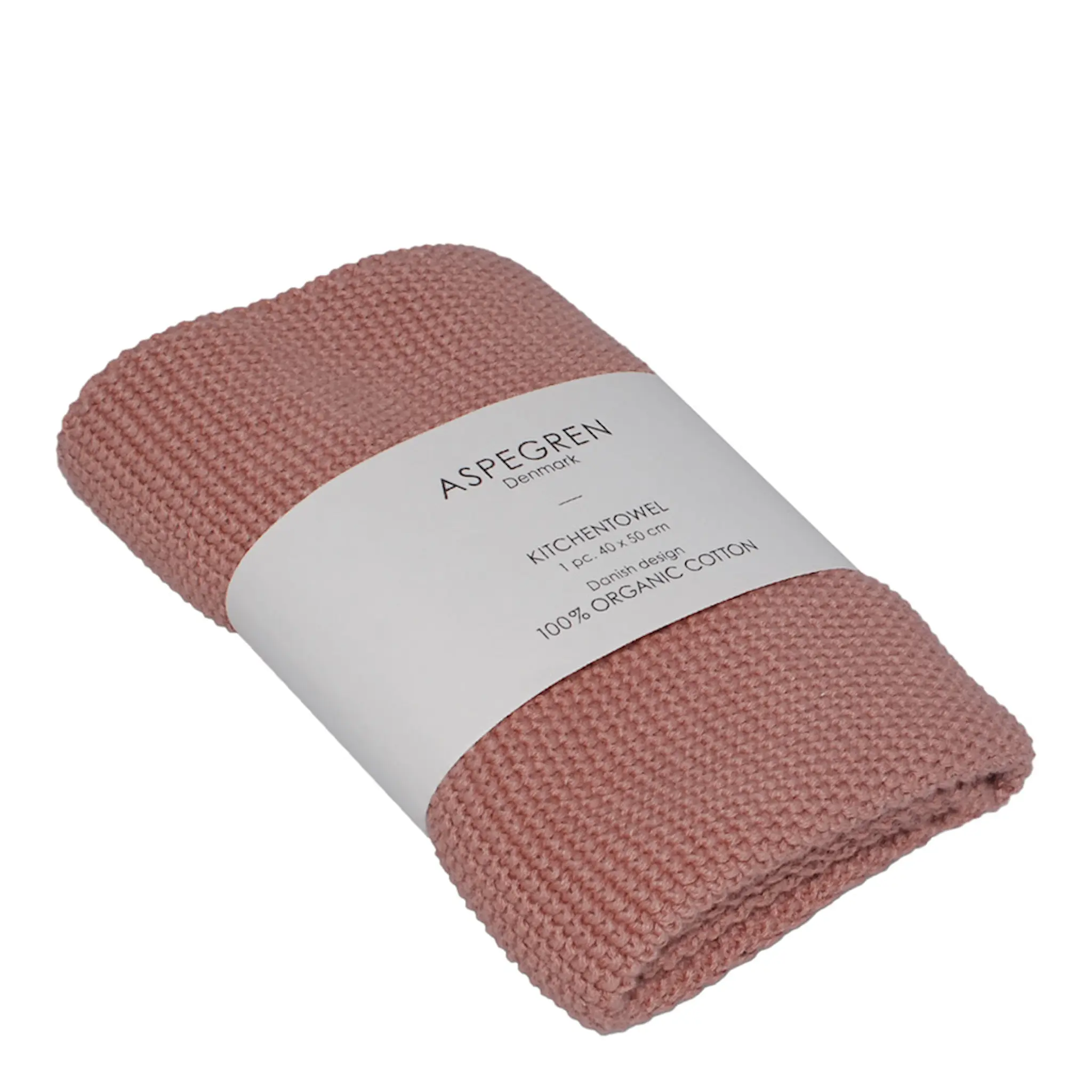 Aspegren Solid kökshandduk 40x50 cm coral