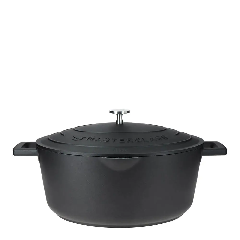 Cast Aluminium Pata soikea 6 L Musta