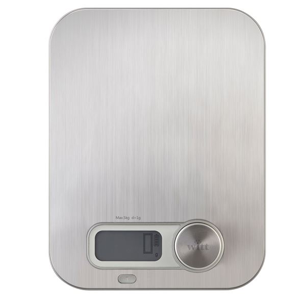 Witt Premium Keittiövaaka 5 kg Teräs