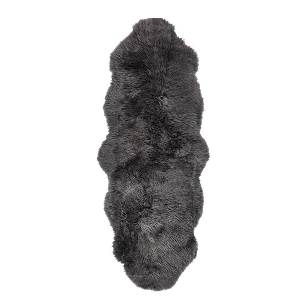 Natures Collection Saueskinn new zealand lang ull 160 cm steel