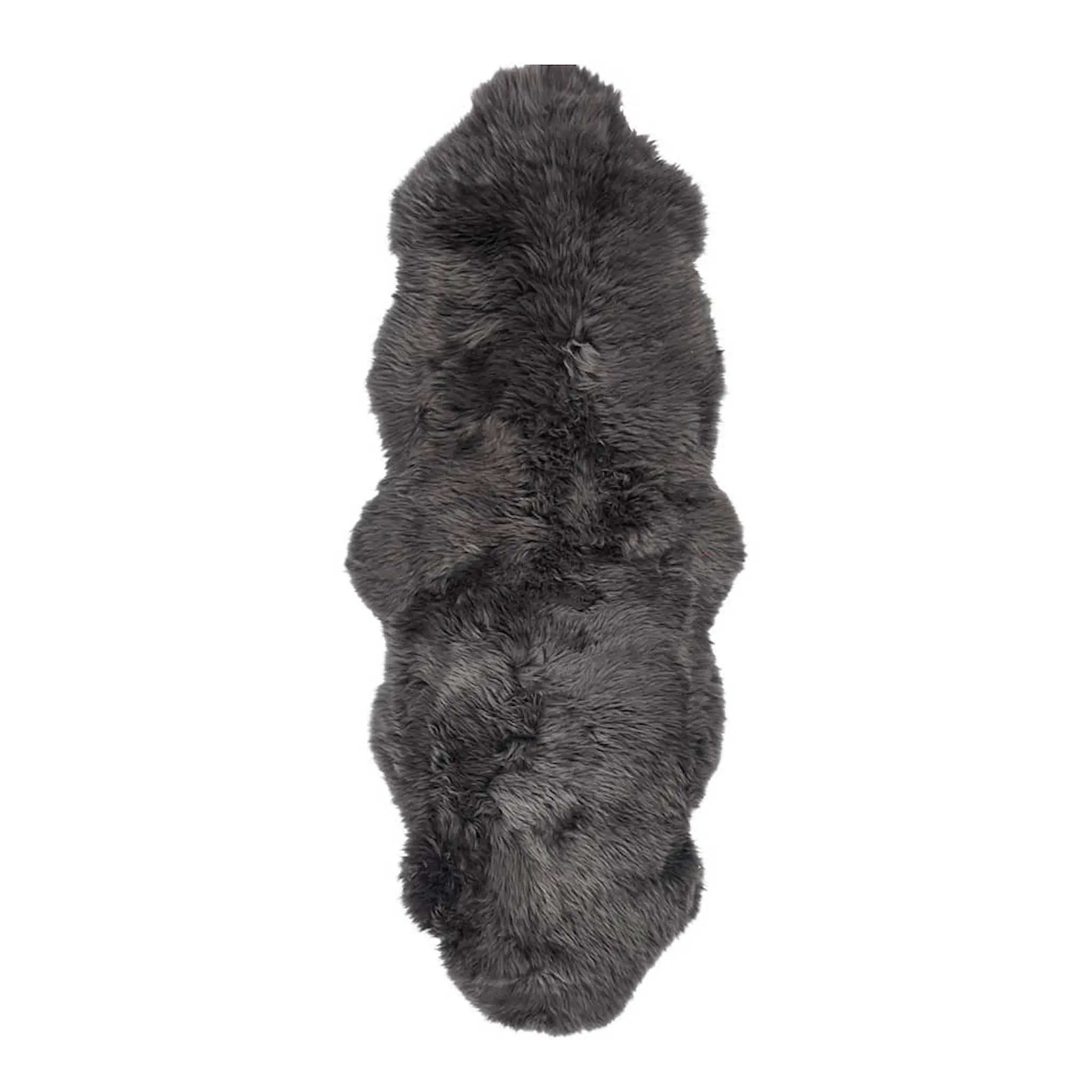 Natures Collection Fårskinn New Zealand lång ull 160 cm steel