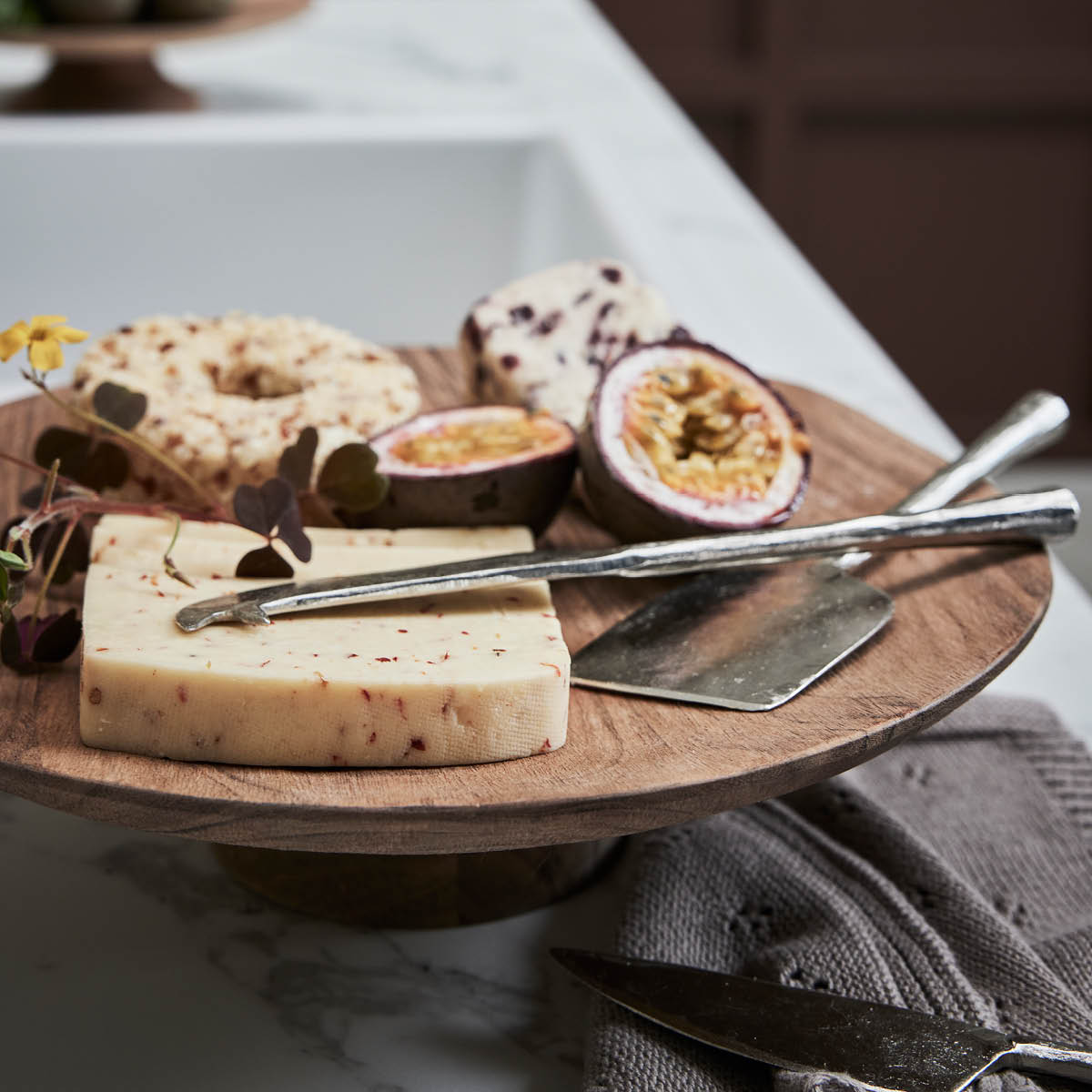 Lene Bjerre Caia Keittiöpyyhe 37x50 cm Taupe