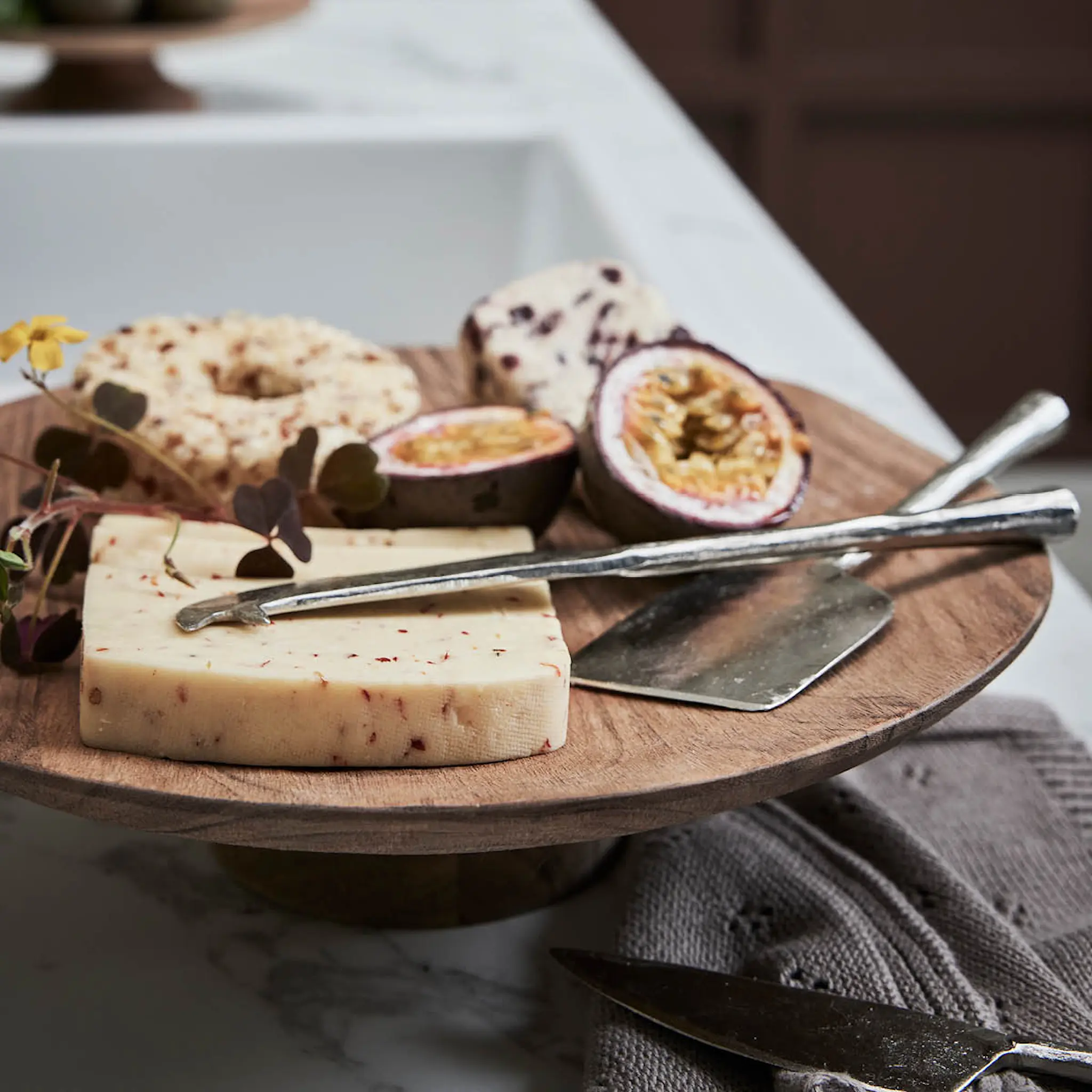 Lene Bjerre Caia Keittiöpyyhe 37x50 cm Taupe