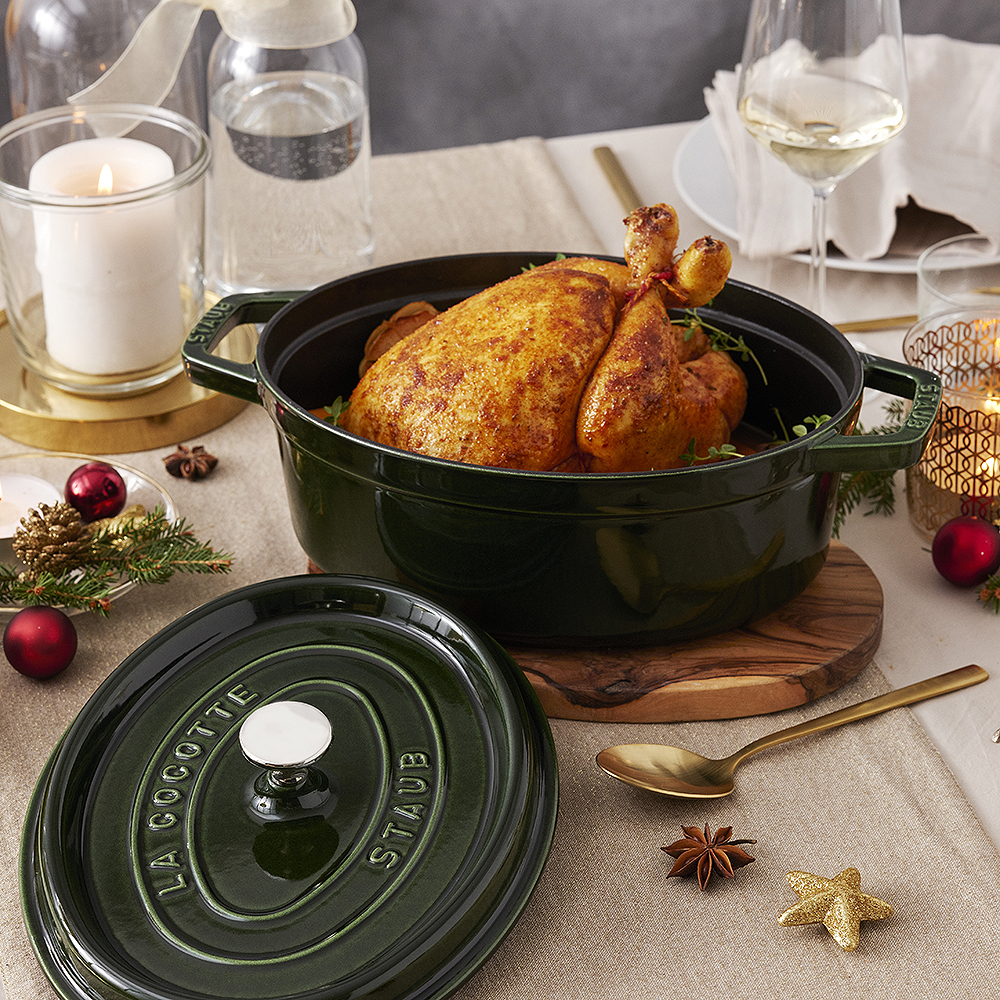 Staub Pata soikea 4,2 L Vihreä