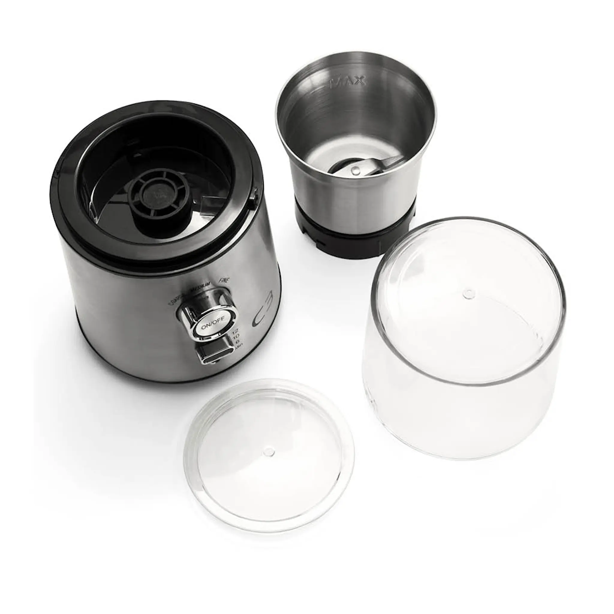 C3 Design Kahvimylly CG700 85g 200W Harjattu teräs