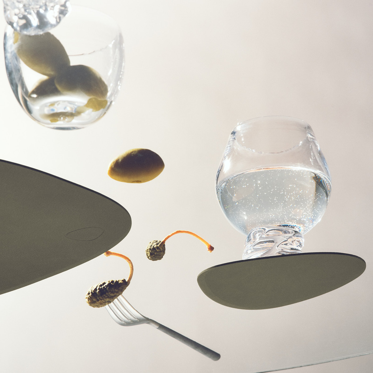 LIND DNA Curve Nupo Pöytätabletti kaksipuolinen 37x44 cm Green/Nature