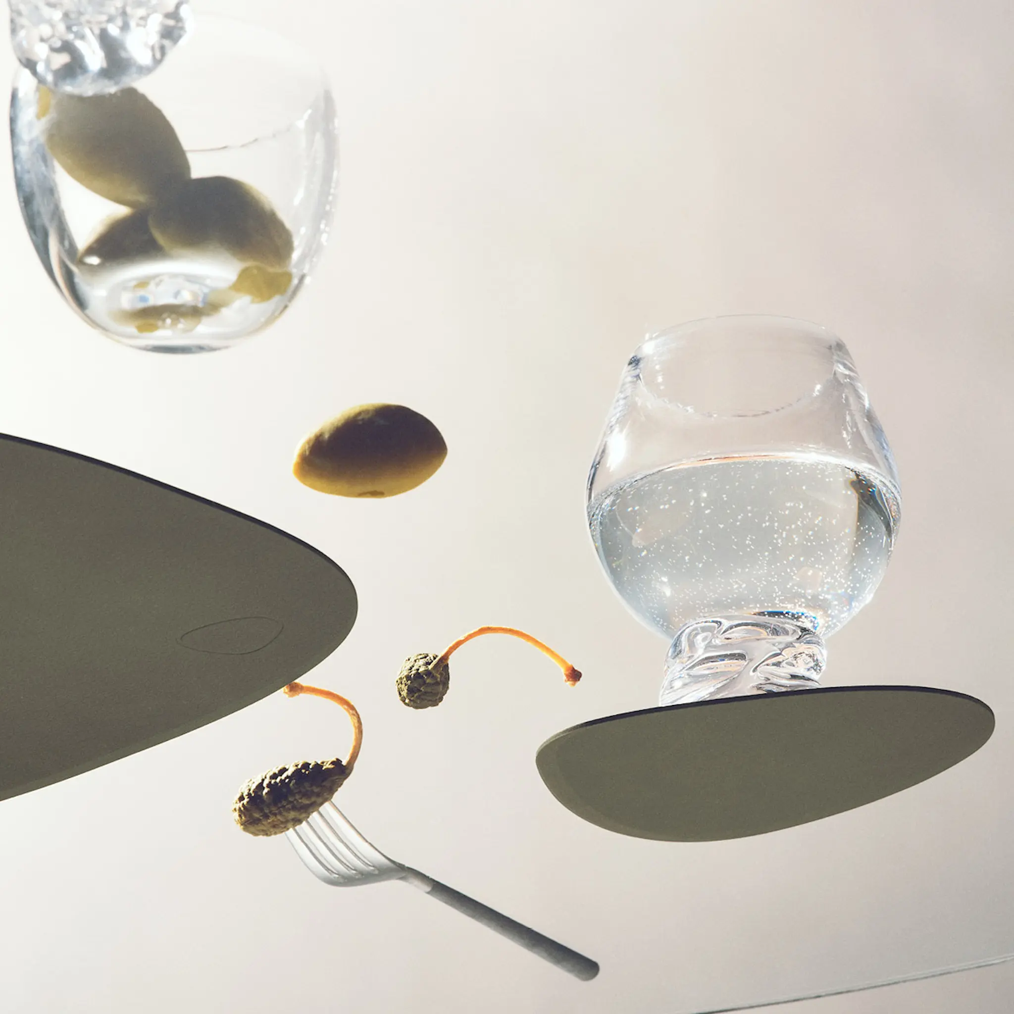 LIND DNA Curve Nupo Bordstablett Dubbelsidig Grönn/Natur