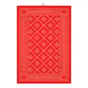 Åttebladrose kökshandduk 50X70 cm röd