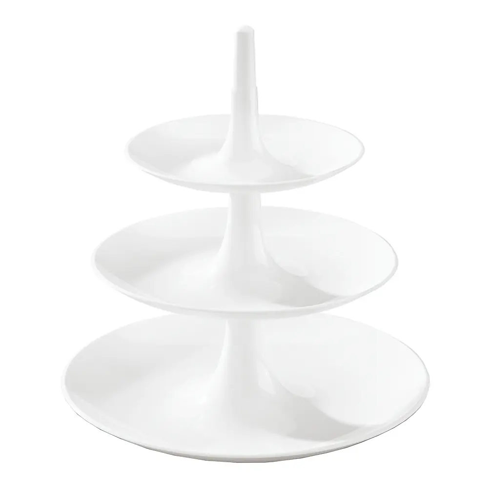 Babell Kakkuvati 3 kerrosta Cotton White