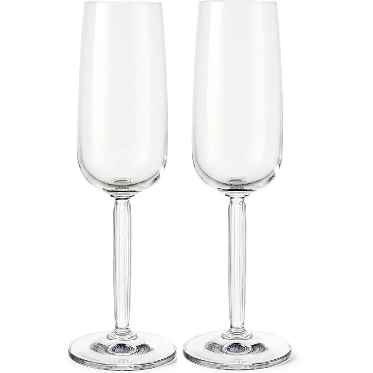 Kähler Hammershøi Champagneglas 24 cl 2-pack Klar