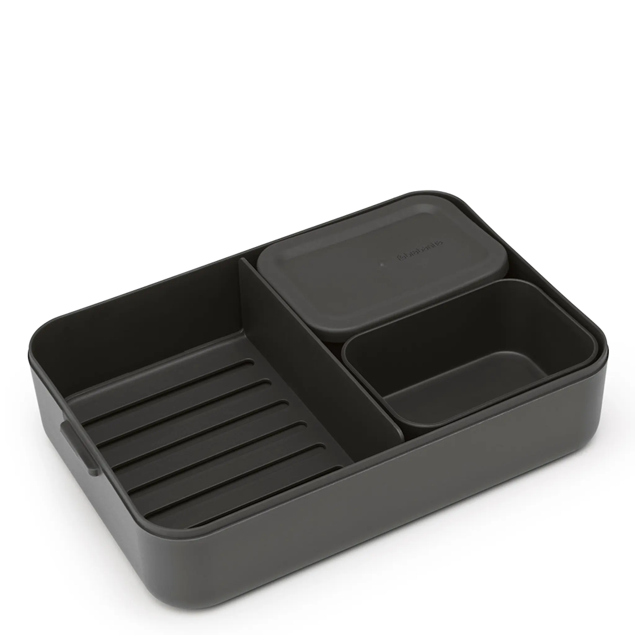 Brabantia Make & Take Bento matlåda 2 L 6,2×16,7×25,5 cm mörkgrå