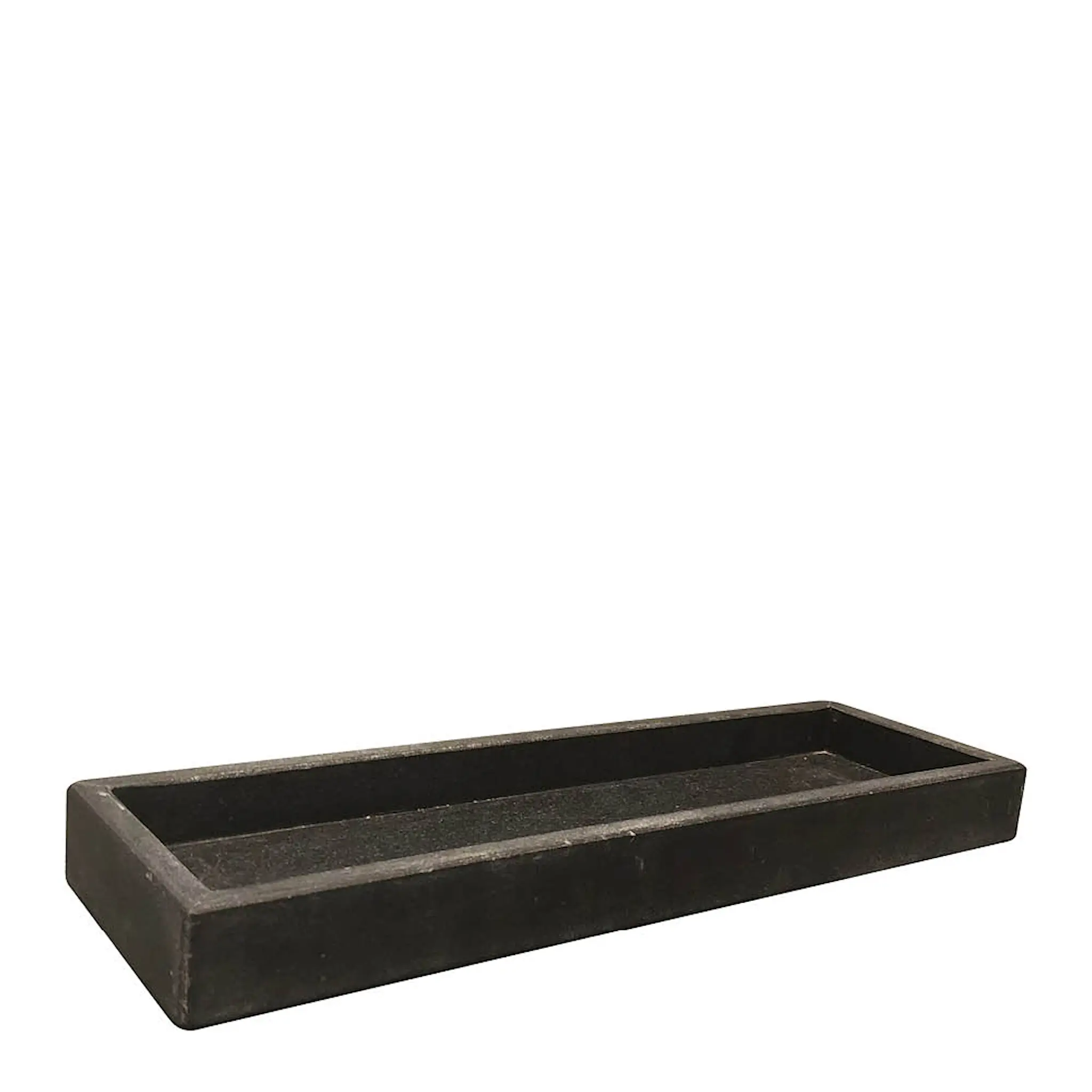 Stiernholm Marmaros fat avlångt 33x10 cm svart