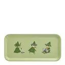 Mumin bricka 27x13 cm Retro Snusmumriken grön