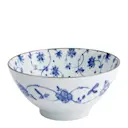 Natsu Karakusa Mixed skål 17,8x9,5 cm 1 L blå/vit