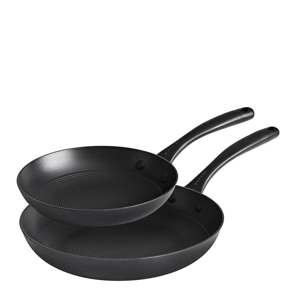 Satake Gjutjärnspanna 2 delar 20+28 cm honeycomb keramisk beläggning