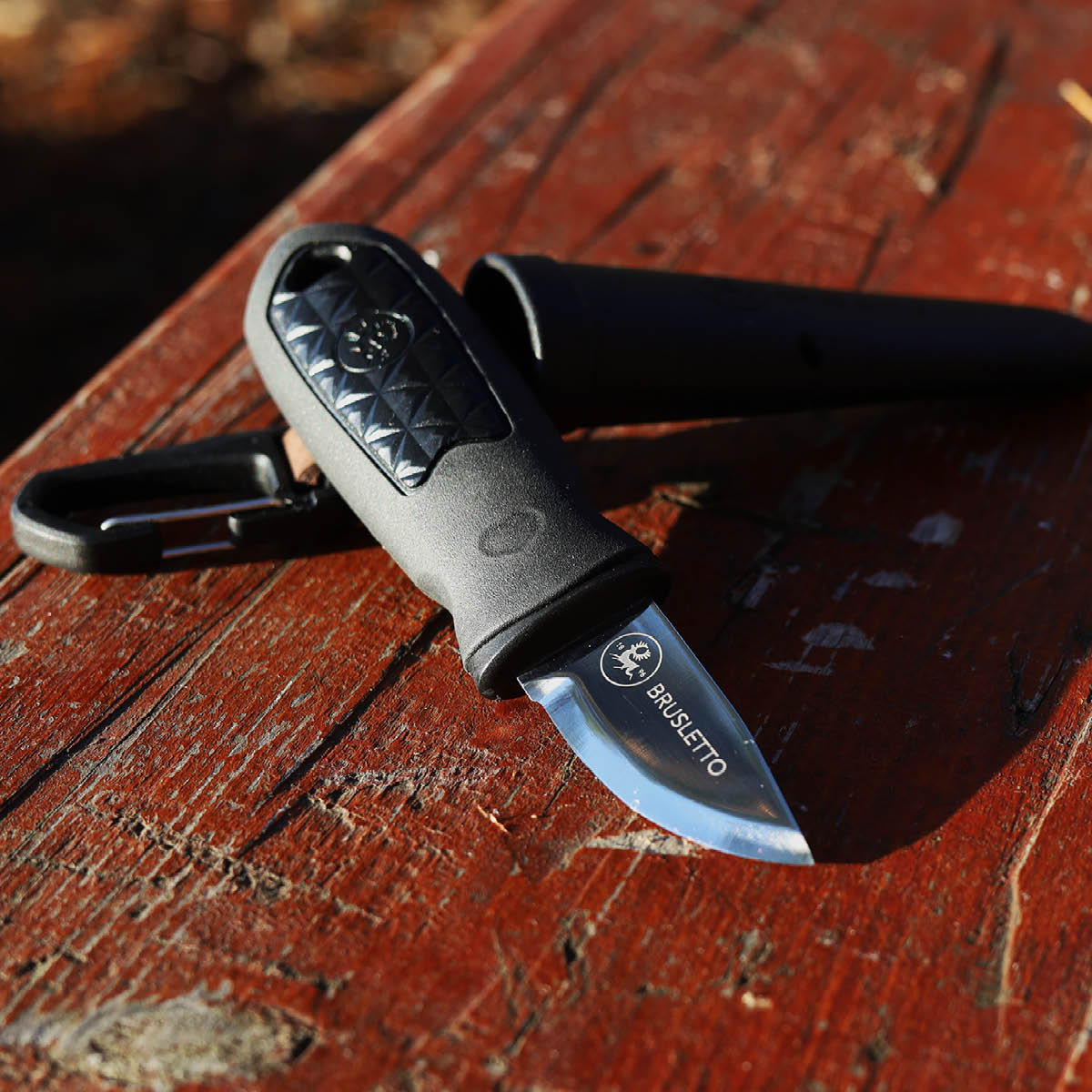 Brusletto Kongla allroundkniv 15,5 cm svart