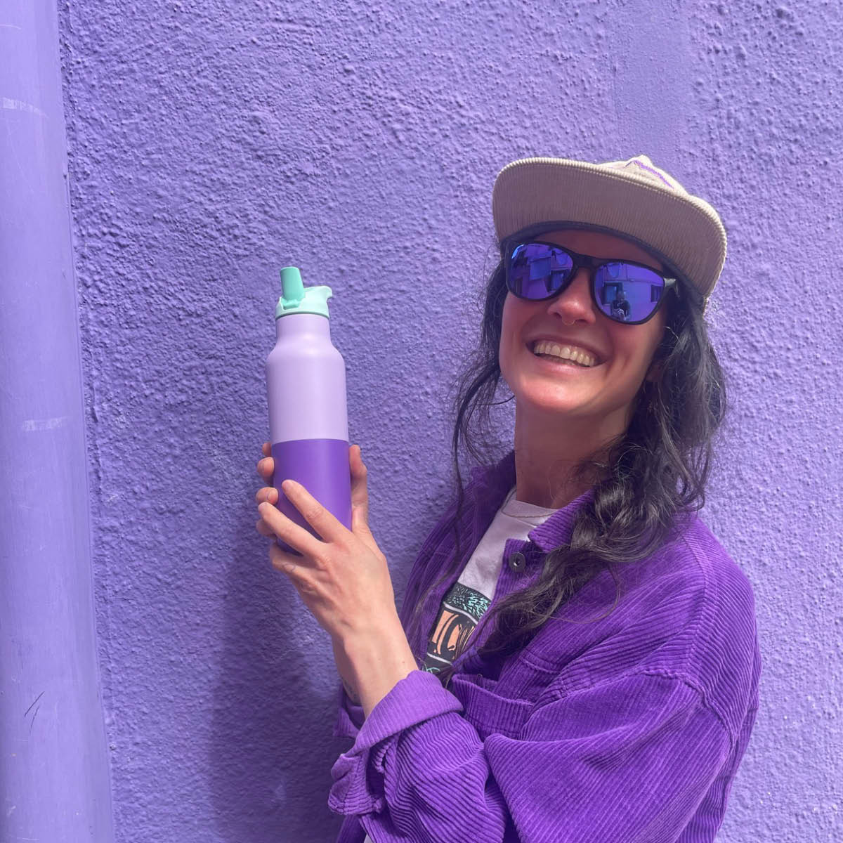 Klean Kanteen Rise termoflaska 0,47 L med sportlock Orchid Kaleidoscope